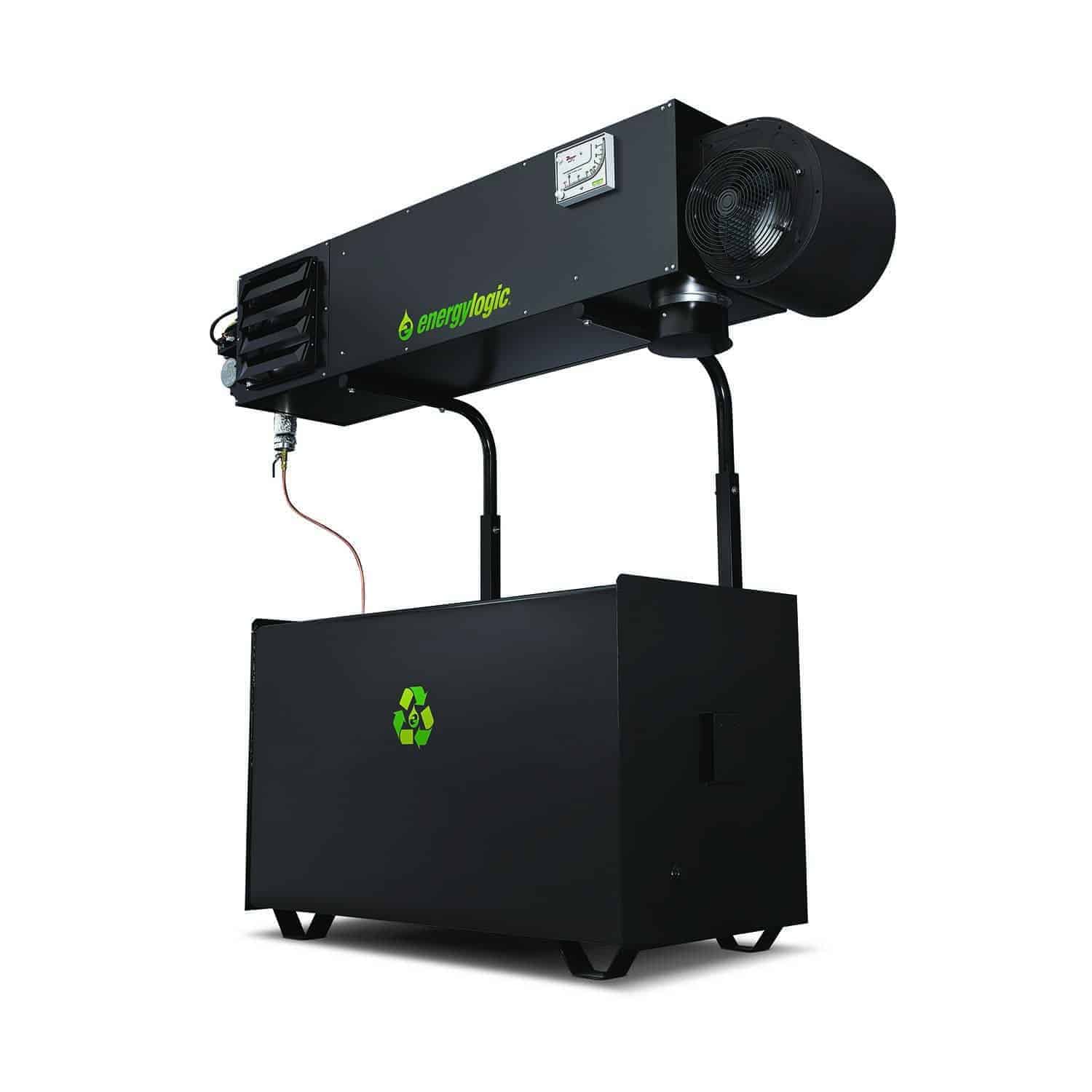 EnergyLogic EL-140H Waste Oil Heater Complete System With 250 Gallon Tank