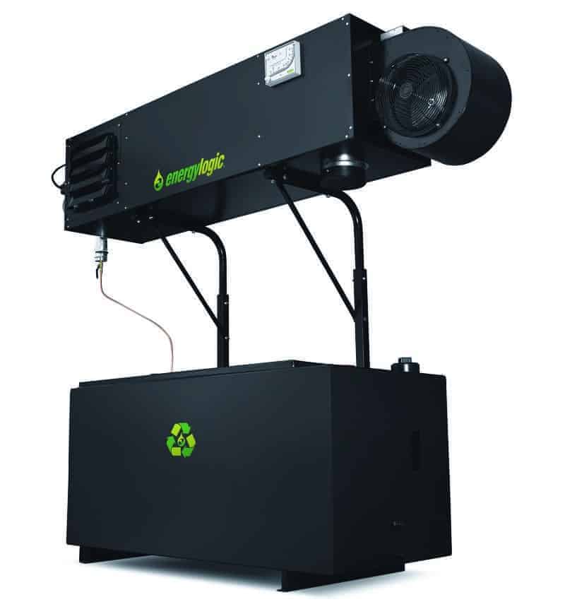 EnergyLogic EL-350H Waste Oil Heater Complete System With 250 Gallon Tank